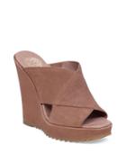Vince Camuto Garton Leather Wedge Sandals