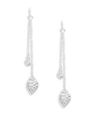 Design Lab Lord & Taylor Chainlink Double Drop Earrings