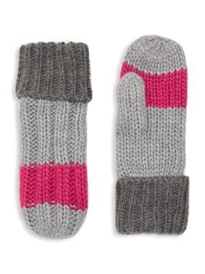 Rella Colorblock Heathered Mittens
