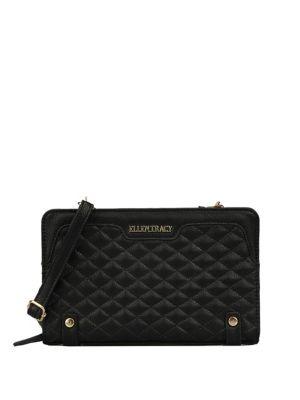 Ellen Tracy Lana Quilted Crossbody Bag