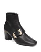 Delman Leather Ankle Boots