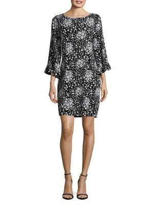 Michael Michael Kors Floral Printed Sheath Dress