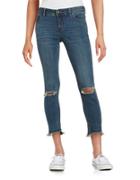 Free People Distressed Cropped Jeans