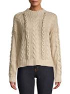Vero Moda Cable-knit Mockneck Sweater