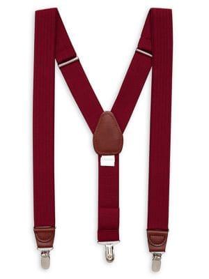 Black Brown Elastic Suspenders