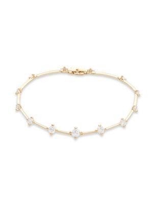 Nadri Goldtone And Crystal Bracelet