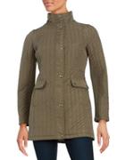 Weatherproof Ribbon Quilted Jacket