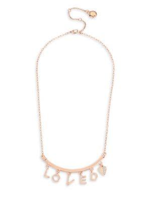 Bcbgeneration Loved Boxed Rose-goldtone Frontal Necklace