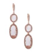 Jenny Packham Crystal Double Drop Earrings