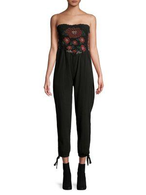 Free People Karan Embroidered Jumpsuit