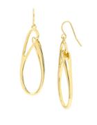 Kenneth Cole New York Sculptural Oval Link Drop Earrings