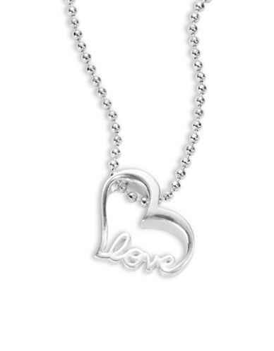 Alex Woo Little Silver Sterling Silver Heart Necklace
