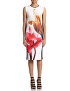 Lucky Brand Floral-print Bodycon Dress