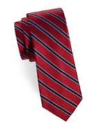 Black Brown Multi-stripe Tie