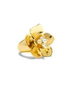 Vince Camuto Amazonian Pearl Flower Statement Ring