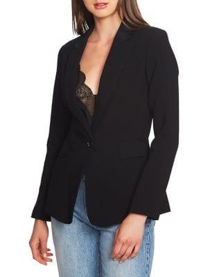 1.state Classic Notch Lapel Blazer