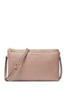 Michael Michael Kors Double Zip Leather Crossbody Bag