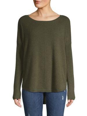 Lord & Taylor Curved Cashmere Sweater