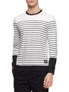 Calvin Klein Striped Cotton Sweatshirt
