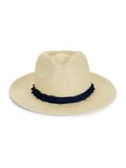 August Hats Ruffle Band Panama Hat