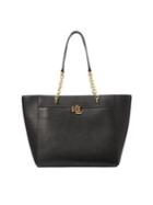 Lauren Ralph Lauren Medium Leather Tote