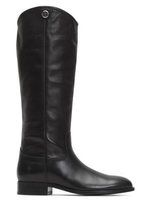 Frye Melissa Leather Riding Boots - Wide Calf