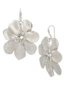 Robert Lee Morris Soho Femme Petal Flower Drop Earrings- 2.5in