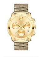 Movado Bold Bold Yellow Gold Ion-plated Stainless Steel Chronograph Bracelet Watch