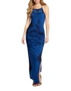 Jessica Simpson Tessane Printed Side-slit Dress