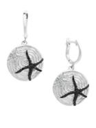Effy Final Call 0.56 Tcw Diamond & Sterling Silver Starfish Earrings