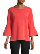 Tommy Bahama Bell-sleeve Cotton Blend Top