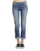 Mavi Emma Distressed Five-pocket Jeans
