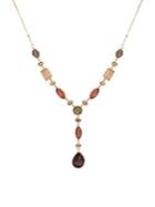 Anne Klein Faceted Stone Y-necklace