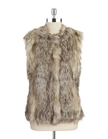 Tinsel Faux Fur Vest