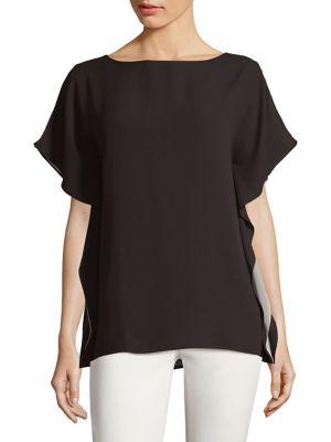 Anne Klein Ruffle-sleeve Blouse