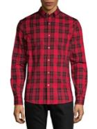 Michael Kors Cotton Plaid Button-down Shirt