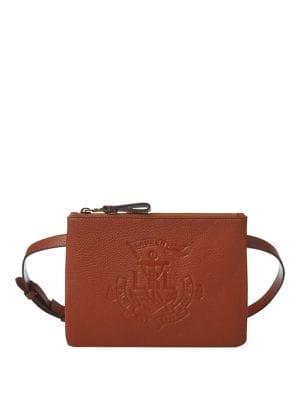 Lauren Ralph Lauren Faux Leather Anchor Belt Bag