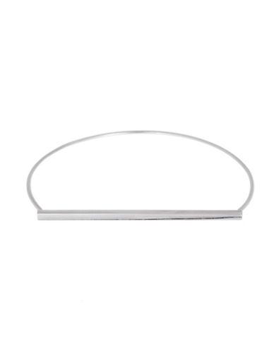 Lord & Taylor Sterling Silver Rectangle Bar Bangle