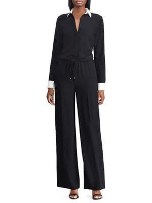 Lauren Ralph Lauren Layered Wide-leg Jumpsuit