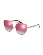 Mcq By Alexander Mcqueen 58mm Mirrored Cat's-eye Sunglasses