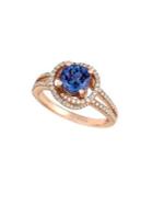 Le Vian Blueberry Tanzanite And 14k Strawberry Gold Ring