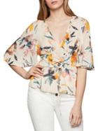 Bcbgeneration Abstract Florals Top