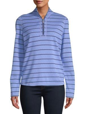 Tommy Bahama Striped Long-sleeve Top