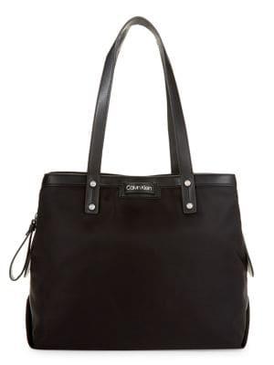 Calvin Klein Logo Nylon Shoulder Bag