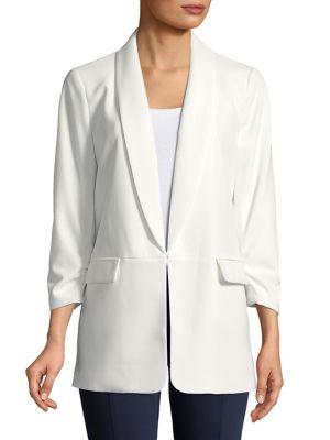 Nipon Boutique Shawl Collar Drapey Jacket