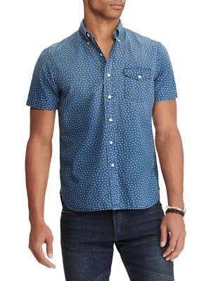 Polo Ralph Lauren Classic-fit Star Cotton Button-down Shirt
