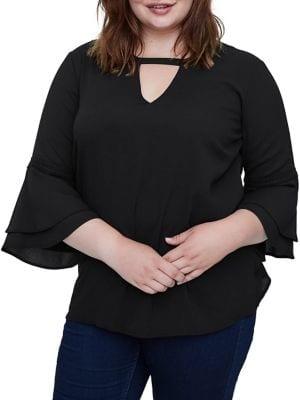 Junarose Plus Beatie Three-quarter Blouse