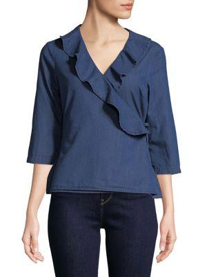 Vero Moda Quarter-sleeve Ruffled Top