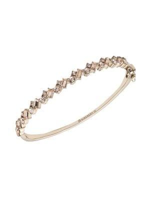 Givenchy Goldtone & Crystal Bangle Bracelet
