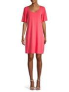 Tommy Bahama Flutter-sleeve Shift Dress